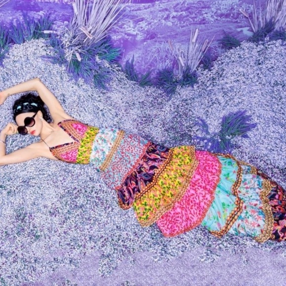 Alice + Olivia | Dresses | Alice Olivia Imogene Tiered Ruffle Dress | Poshmark